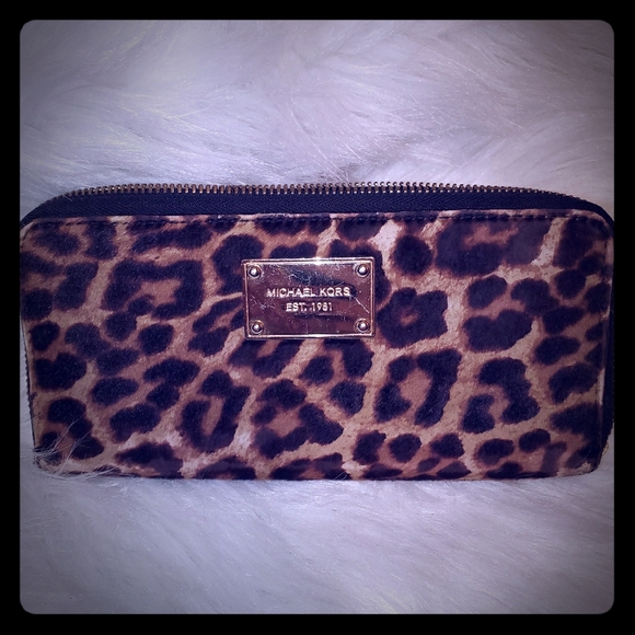 MICHAEL Michael Kors Handbags - Michael Kors animal print wallet